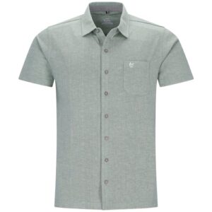 Hajo kortærmet grøn skjorte i jersey (T-shirt-kvalitet)